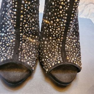 INC Open Toe Stiletto Booties